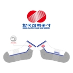한국전력공사 동호회의 남자 스포츠 자수양말 제작사례.