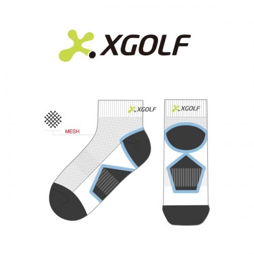 X GOLF_엑스골프의 남자 스포츠 발목양말 2차 제작사례.