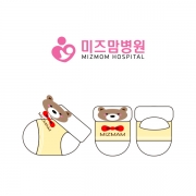 미즈맘 병원_MIZMOM HOSPITAL 의 곰돌이 아기양말 제작사례.