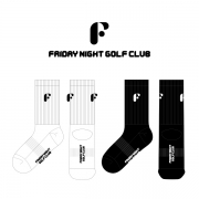 프라이데이 나이트 골프 클럽_FRIDAY NIGHT GOLF CLUB 의 남, 여 공용 스포츠 장목양말 제작사례