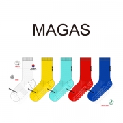 마가스_MAGAS 의 남자 스포츠 논슬립 장목양말 및 논슬립 자수 장목양말 3차 제작사례.