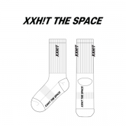 예민한사람들_XXH!T THE SPACE 의 남, 여 공용 패션 장목양말 제작사례.