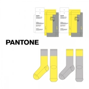 팬톤_PANTONE 의 6차 남, 여 패션 장목양말 선물세트 제작사례.