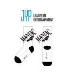 JYP(제이와이피)_스트레이키즈(stray kids)의 남자 스포츠 장목양말 제작사례