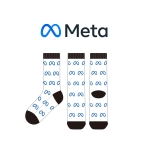 메타플랫폼(페이스북)_Meta Platforms Inc.(facebook)의 남, 녀 공용 패션 장목양말 제작사례