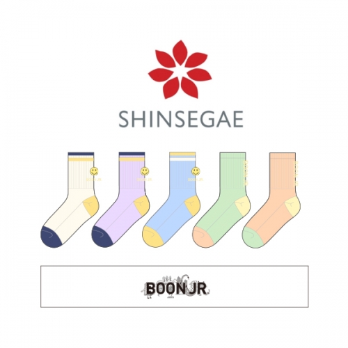 신세계백화점(SHINSEGAE)_분 주니어(BOON JR.)의 아동 패션 중목양말 제작사례_2차